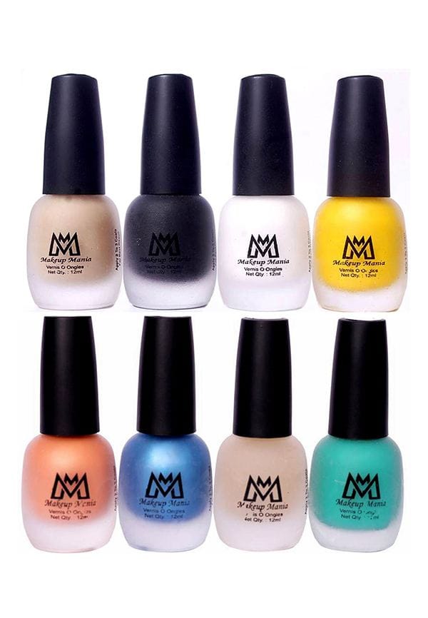Nail Polish Set, Velvet Matte Nail Paint Combo Set of 8 Pcs, Multicolor (MM # 17-68) Nail Polish Set, Velvet Matte Nail Paint Combo Set of 8 Pcs, Multicolor (MM # 17-68)