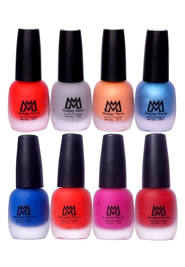 Nail Polish Set, Velvet Matte Nail Paint Combo Set of 8 Pcs, Multicolor (MM # 20-68) Nail Polish Set, Velvet Matte Nail Paint Combo Set of 8 Pcs, Multicolor (MM # 20-68)