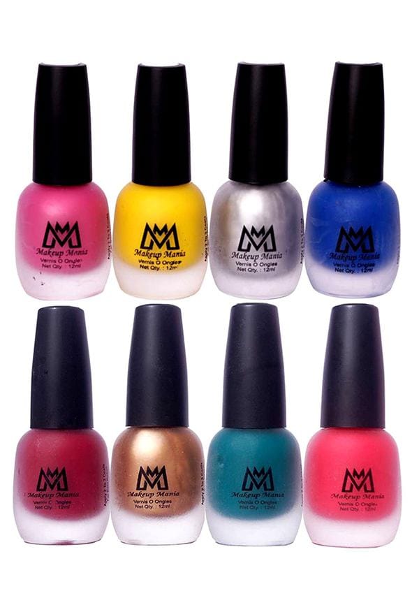 Nail Polish Set, Velvet Matte Nail Paint Combo Set of 8 Pcs, Multicolor (MM # 22-68) Nail Polish Set, Velvet Matte Nail Paint Combo Set of 8 Pcs, Multicolor (MM # 22-68)