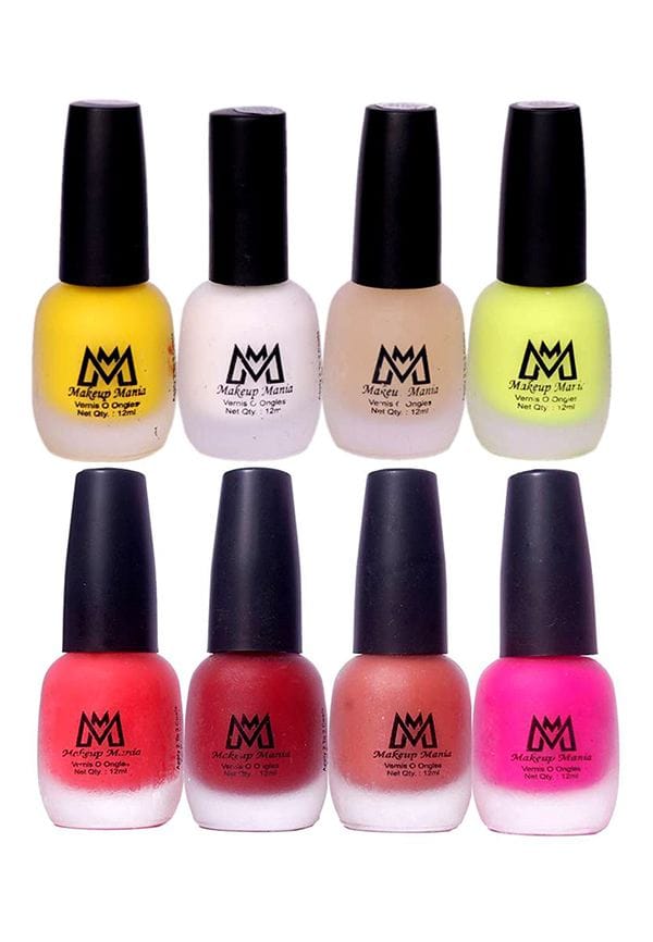 Nail Polish Set, Velvet Matte Nail Paint Combo Set of 8 Pcs, Multicolor (MM # 60-70) Nail Polish Set, Velvet Matte Nail Paint Combo Set of 8 Pcs, Multicolor (MM # 60-70)