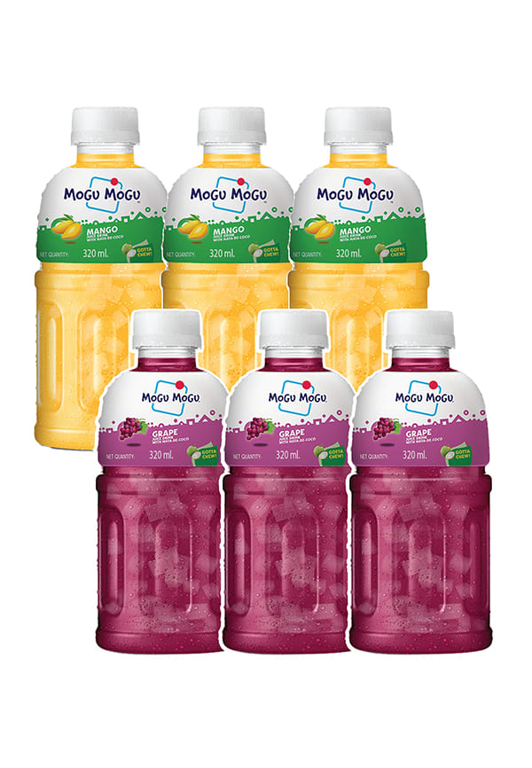 Combo Pack Of Mango & Grapes With 25% Nata De Coco