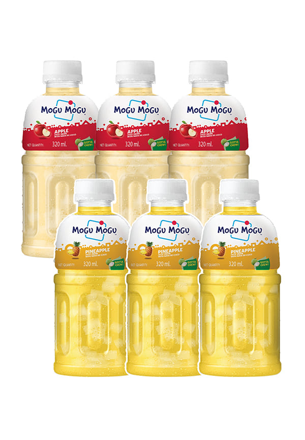 Combo Pack Of Apple & Pineapple With 25% Nata De Coco
