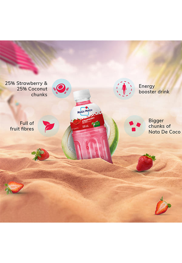 Combo Pack Of Strawberry & Pineapple With 25% Nata De Coco – thumbnail 4