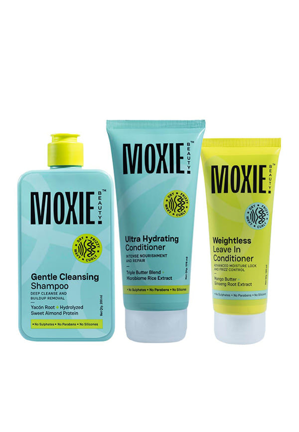 Just-The-Essentials Wavy Hair Trio - Shampoo, Conditioner & Leave-in Conditioner