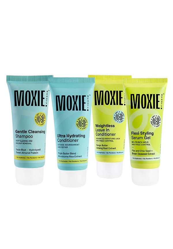 Wavy Routine Travel- Shampoo, Conditioner, Leave-in Conditioner & Styling Serum Gel