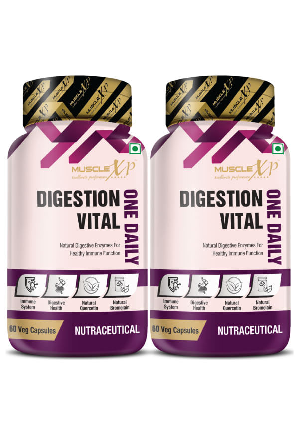 Digestion Vital One Daily, Quercetin + Bromelain Natural Digestive Enzymes For Healthy Immune
