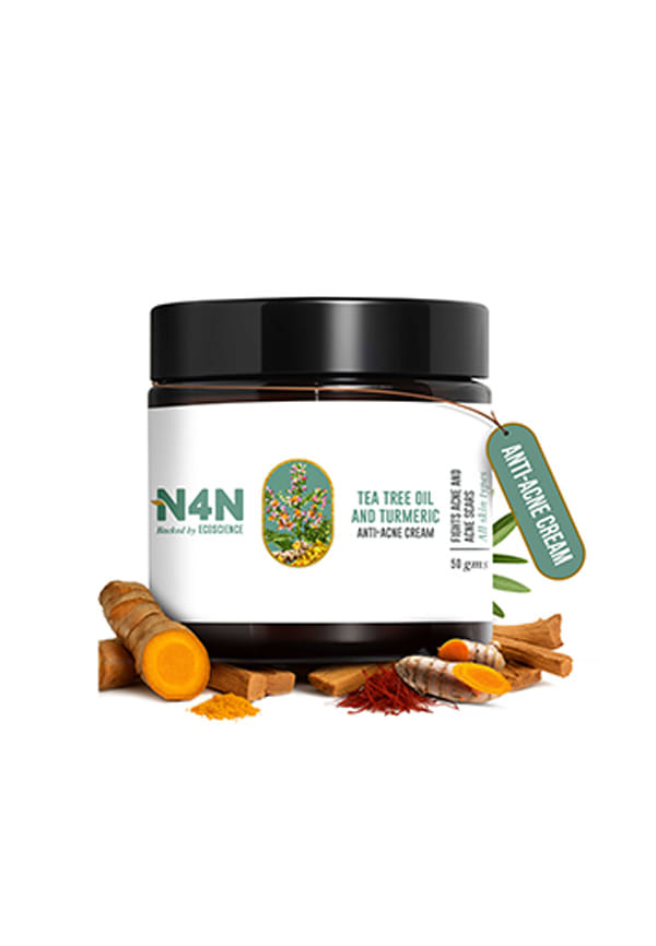Anti Acne Cream | Tea Tree Oil And Turmeric | Fights Acne & Acne Scars