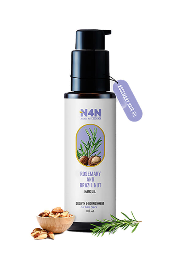 Rosemary Hair Oil | Rosemary And Brazil Nut | Growth & Strengthen