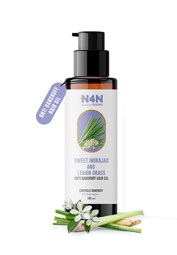 Anti-Dandruff Hair Oil | Sweet Indrajao And Lemon Grass | Controls Dandruff