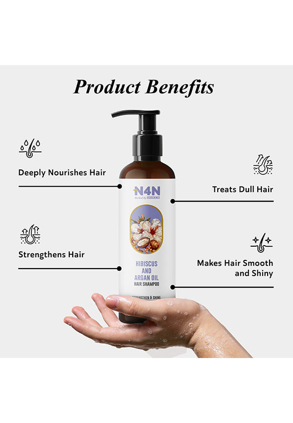 Hair Shampoo | Hibiscus And Argan Oil | Strengthen & Shine – thumbnail 3