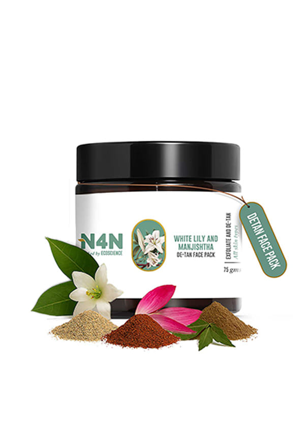 De-Tan Face Pack  | White Lily And Manjishtha | Exfoliate & De-Tan