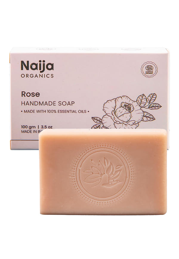 Organics Rose Natural Bath Soap | Anti Aging, Chemical-Free, Skin Brightening