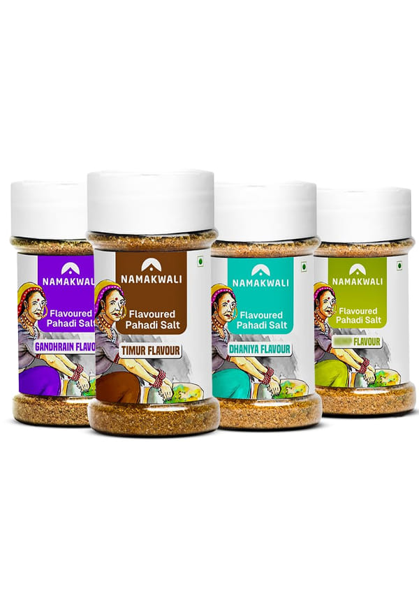 Pahadi Flavoured Seasoning Salt ( Combo - Pack of 4 )
