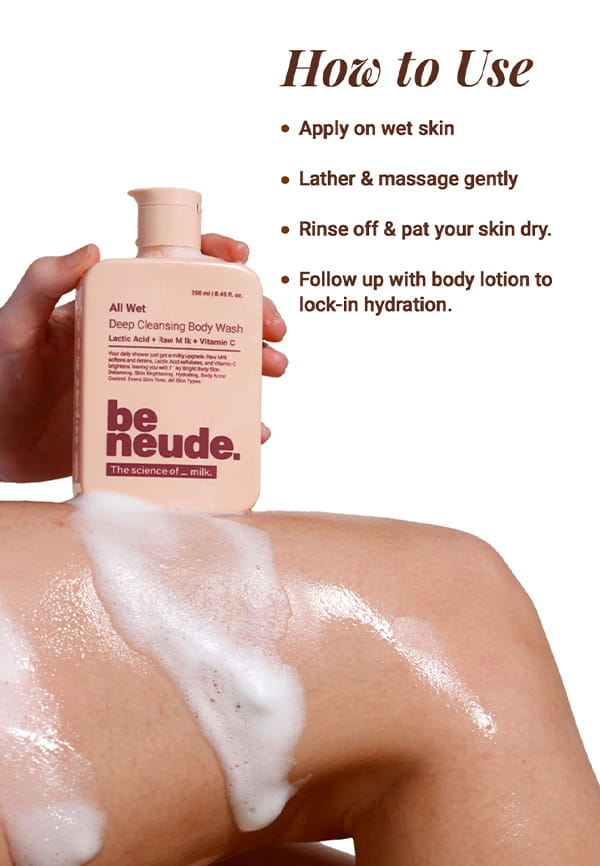 Deep Cleansing Detanning Milk Body Wash - All Wet – thumbnail 3