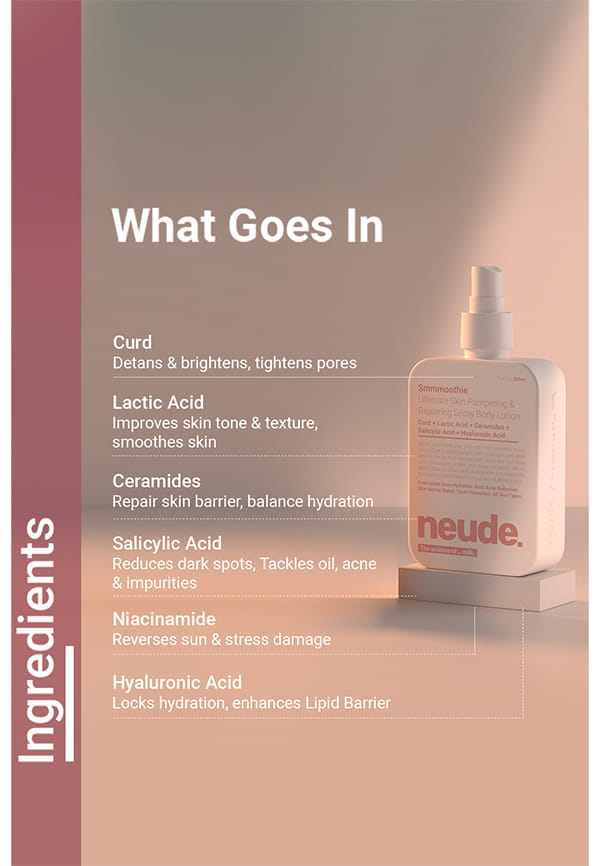 Ultimate Skin Pampering & Repairing Spray Body Lotion with Ceramides - Smmmoothie – thumbnail 5
