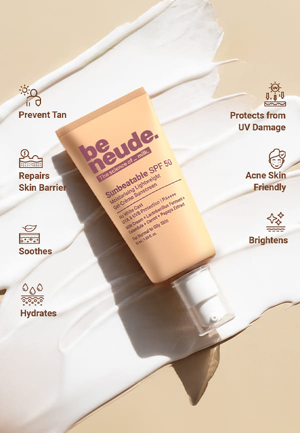 Lightweight Gel Crème Sunscreen SPF50+ - Sunbeatable – thumbnail 5
