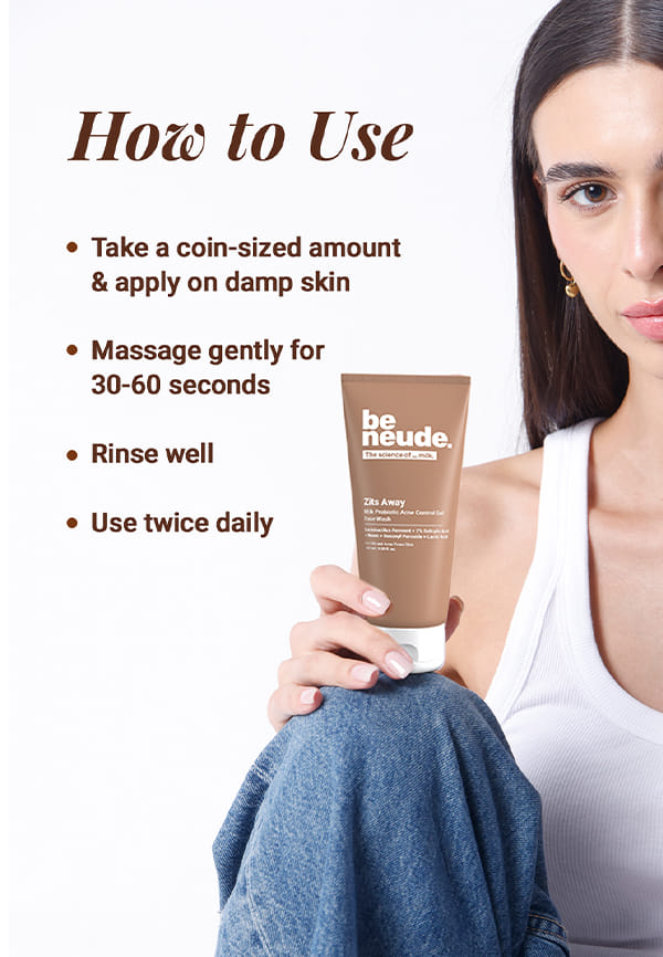 Milk Probiotic Acne Control Gel Face Wash - Zits Away – thumbnail 4