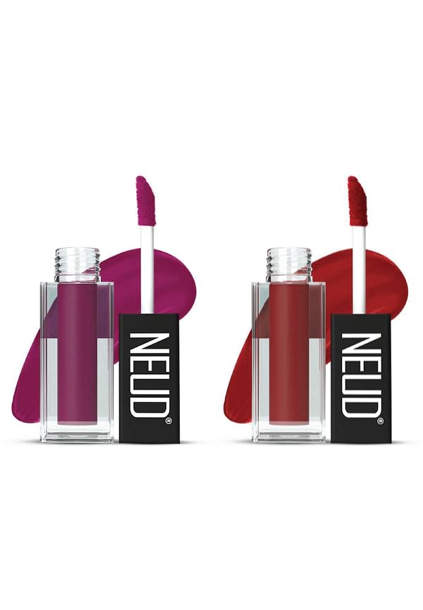 Matte Liquid Lipstick Combo With Two Lip Gloss Free