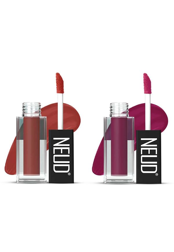 Matte Liquid Lipstick Combo With Two Lip Gloss Free