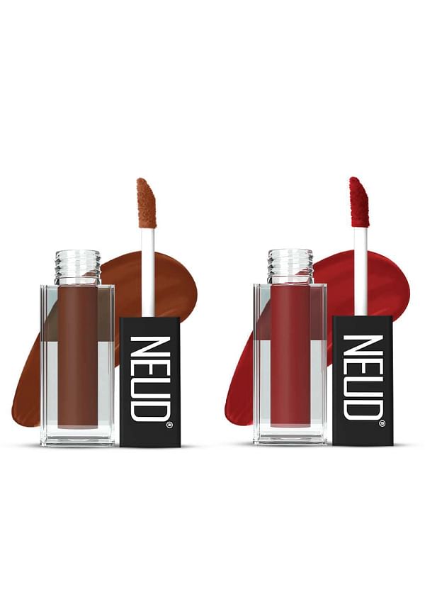 Matte Liquid Lipstick Combo With Two Lip Gloss Free