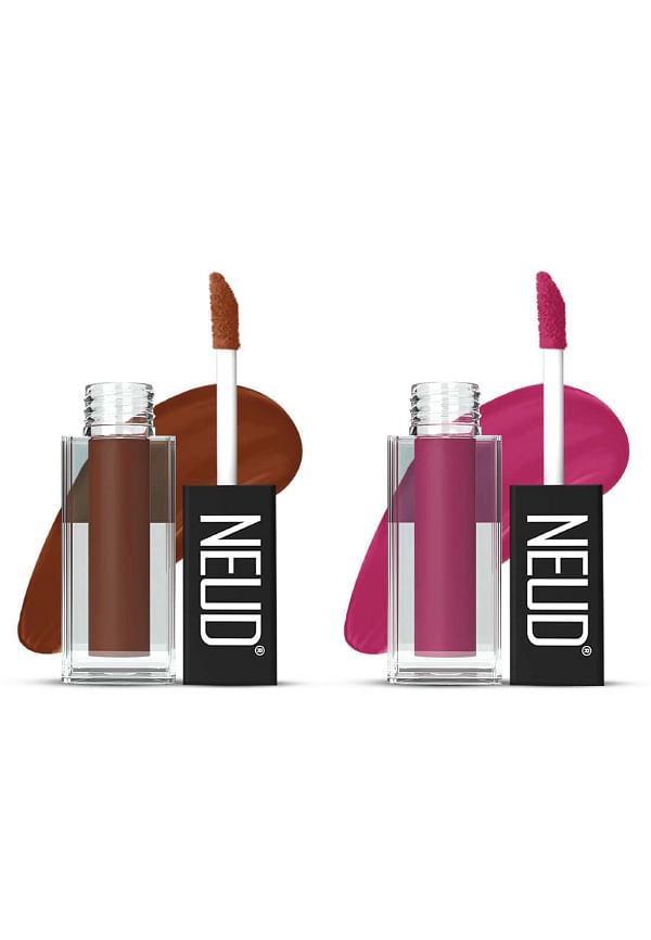 Matte Liquid Lipstick Combo With Two Lip Gloss Free