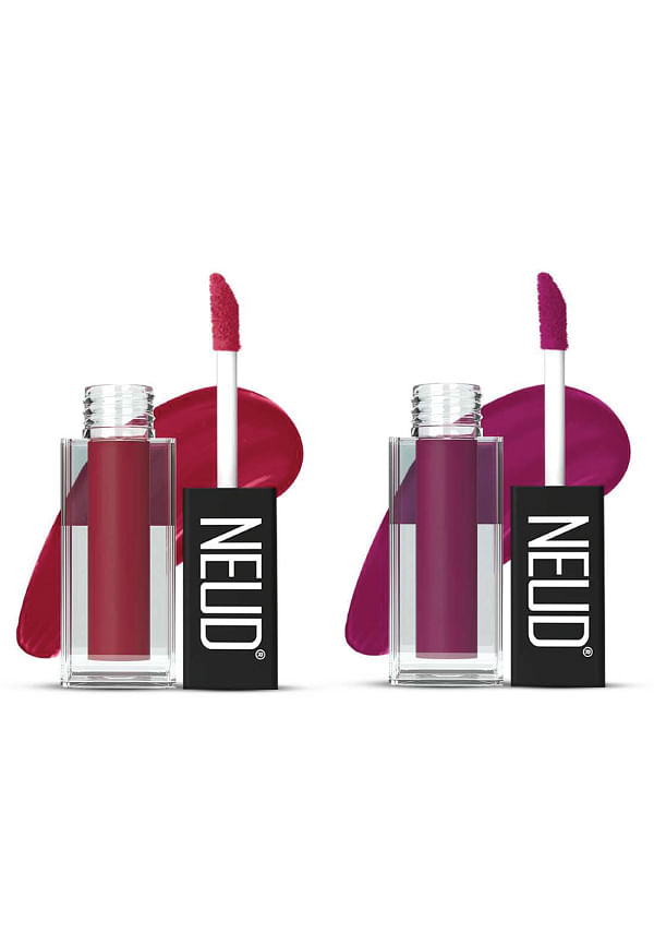 Matte Liquid Lipstick Combo With Two Lip Gloss Free