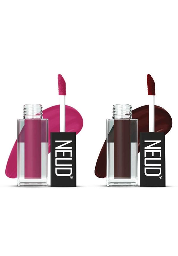 Matte Liquid Lipstick Combo With Two Lip Gloss Free