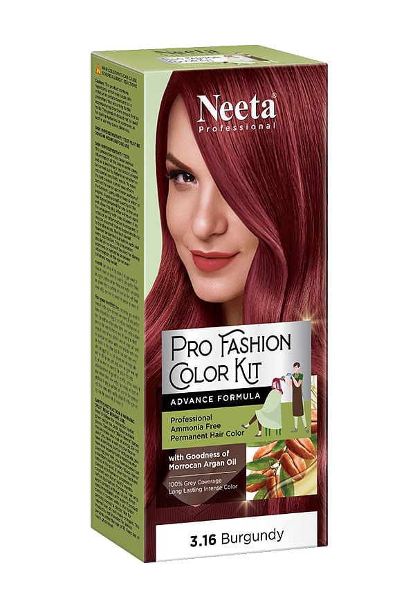 Professional Pro Fashion Color Kit , Permanent Hair Color, Creme Hair Colour for Women & Men