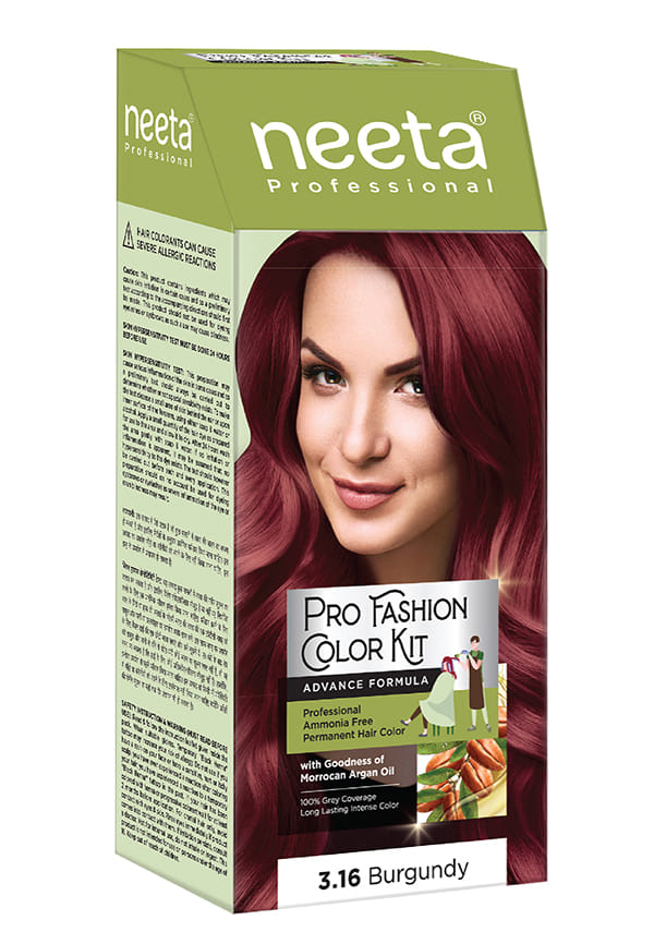 Neeta Professional Pro Fashion Color Kit, Permanent Creme Hair Colour | Hair Blonde | 100gm Box | Pack of 1