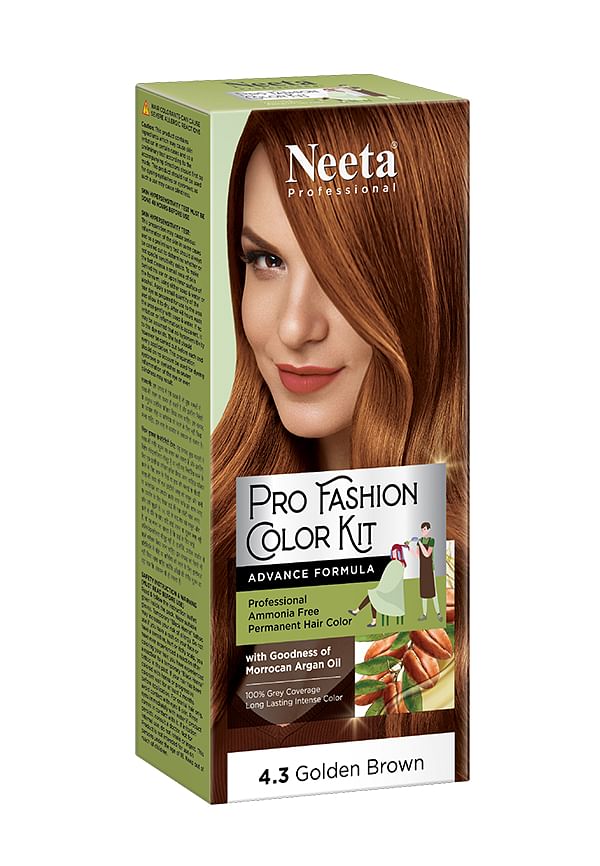 Professional Pro Fashion Color Kit , Permanent Hair Color, Creme Hair Colour for Women & Men