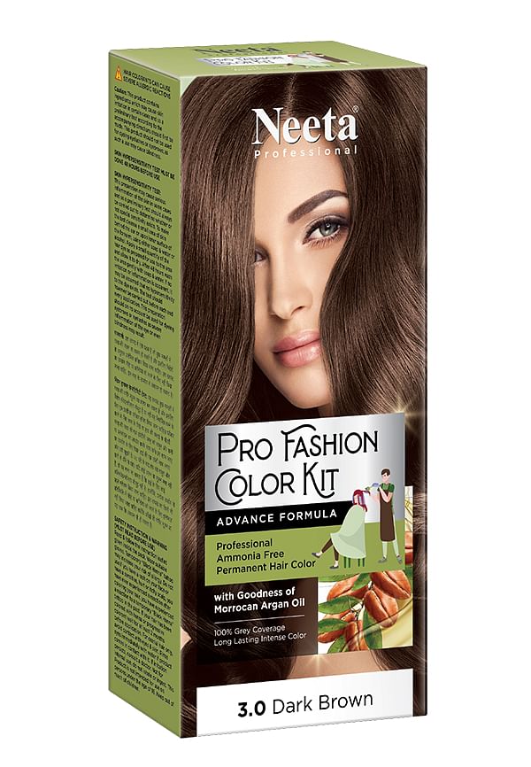 Professional Pro Fashion Color Kit , Permanent Hair Color, Creme Hair Colour for Women & Men