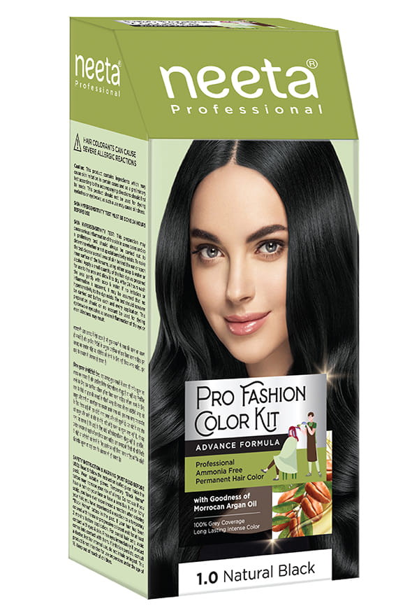 Neeta Professional Pro Fashion Color Kit, Permanent Creme Hair Colour | Hair Blonde | 100gm Box | Pack of 1
