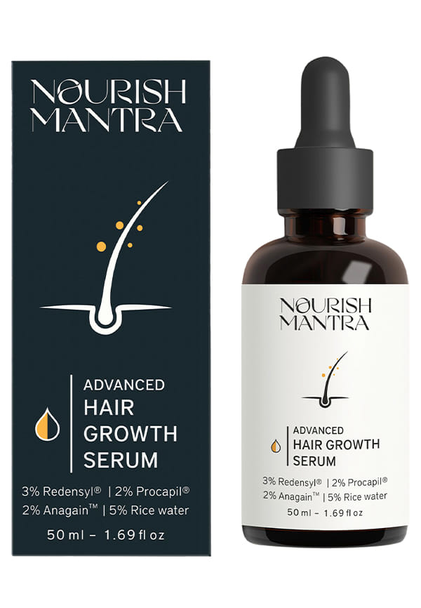 Advanced Hair Growth Serum with Redensyl & Rice Water for Hair Regrowth