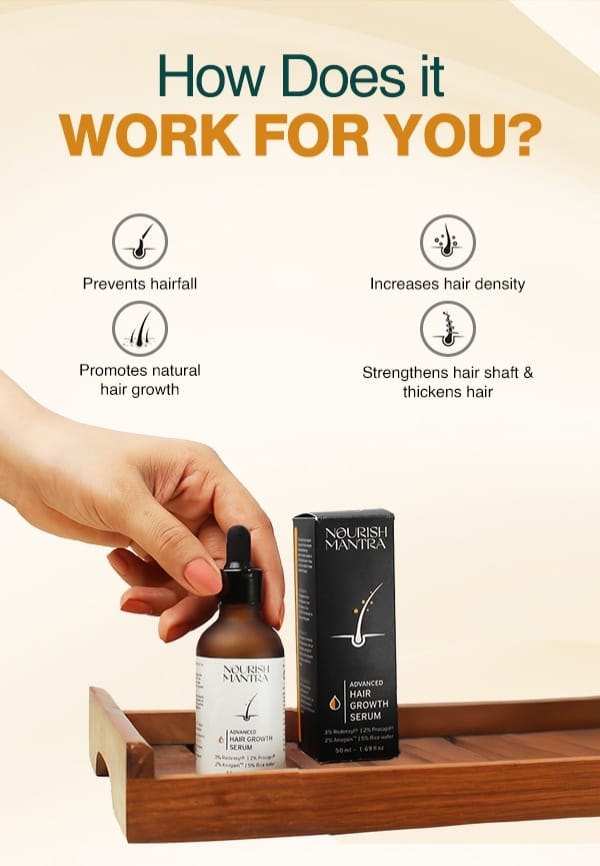 Advanced Hair Growth Serum for Hair Regrowth and Prevention of Hair Thinning - 50 ml – thumbnail 5