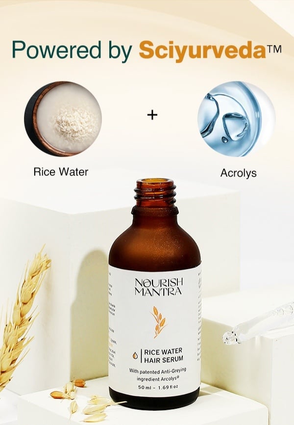 Anti-Greying Rice Water Serum to Stop Premature Hair Greying - 50 ml – thumbnail 3