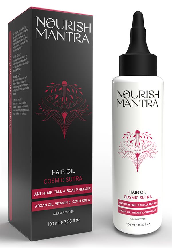 Cosmic Sutra Hair Oil with Gotukola for Hairfall Control and Stress Relief