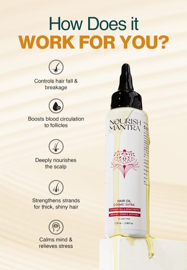 Cosmic Sutra Hair Oil for Hairfall Control - 100 ml – thumbnail 2