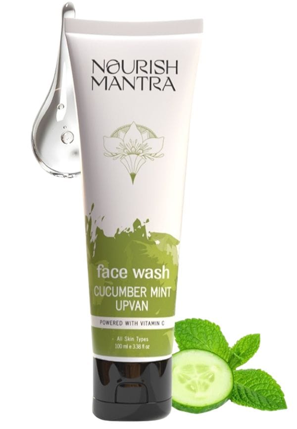 Cucumber Mint Upvan Face Wash for Deep Cleansing & Cell Repair - 100 ml Cucumber Mint Upvan Face Wash for Deep Cleansing & Cell Repair - 100 ml