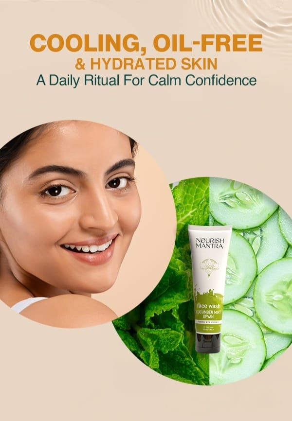 Cucumber Mint Upvan Face Wash for Deep Cleansing & Cell Repair - 100 ml – thumbnail 5