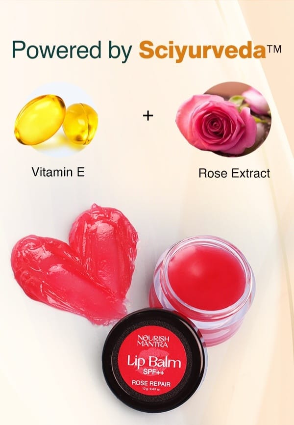 Rose Repair Lip Balm for Dry, Chapped and Dark Lips - 12 gm – thumbnail 3