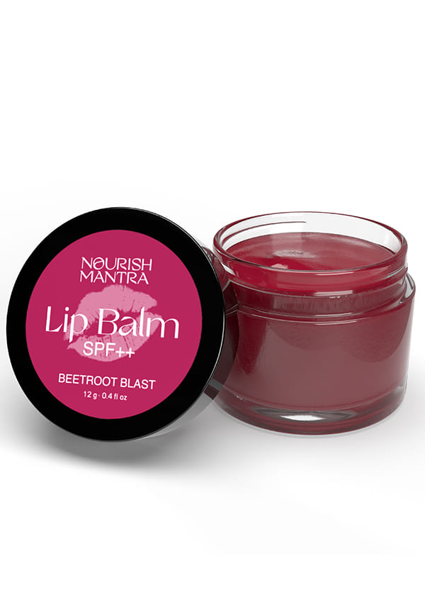 Beetroot Blast Lip Balm with SPF & Olive Oil for Soft & Moisturized Lips