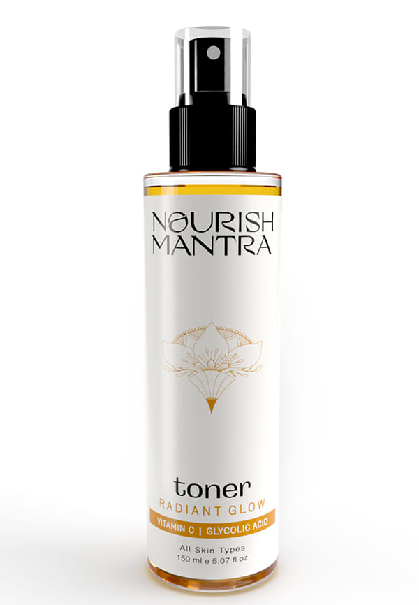 Radiant Glow Toner with Glycolic Acid for Glowing Skin & Pore Tightening