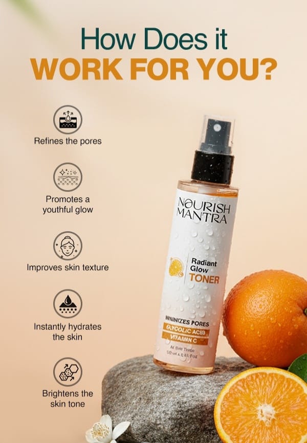 Radiant Glow Toner for Glowing Skin & Pore Tightening - 150 ml – thumbnail 5