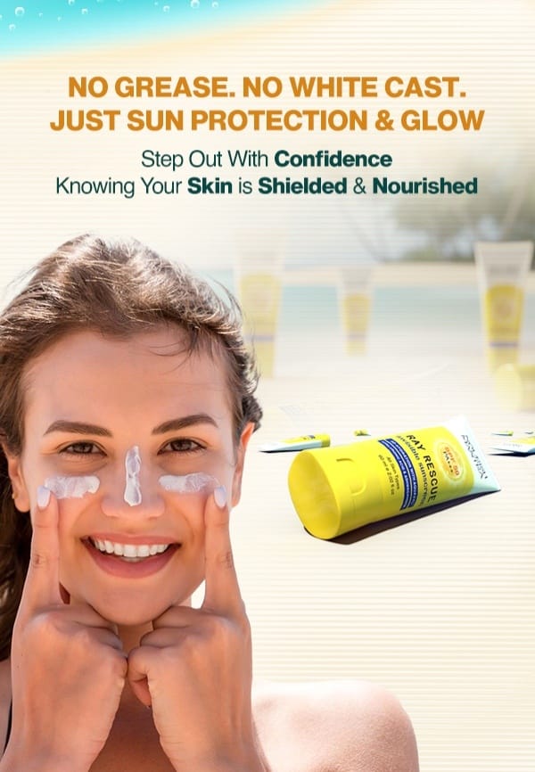 Ray Rescue Sunscreen for UV Protection & Zero White Cast - 30 ml – thumbnail 4