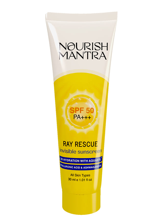 Ray Rescue Invisible Sunscreen with SPF 50 for UV Protection