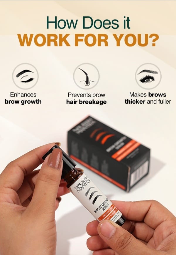 Brow Growth Serum for Thicker and Fuller Brows - 10 ml – thumbnail 5