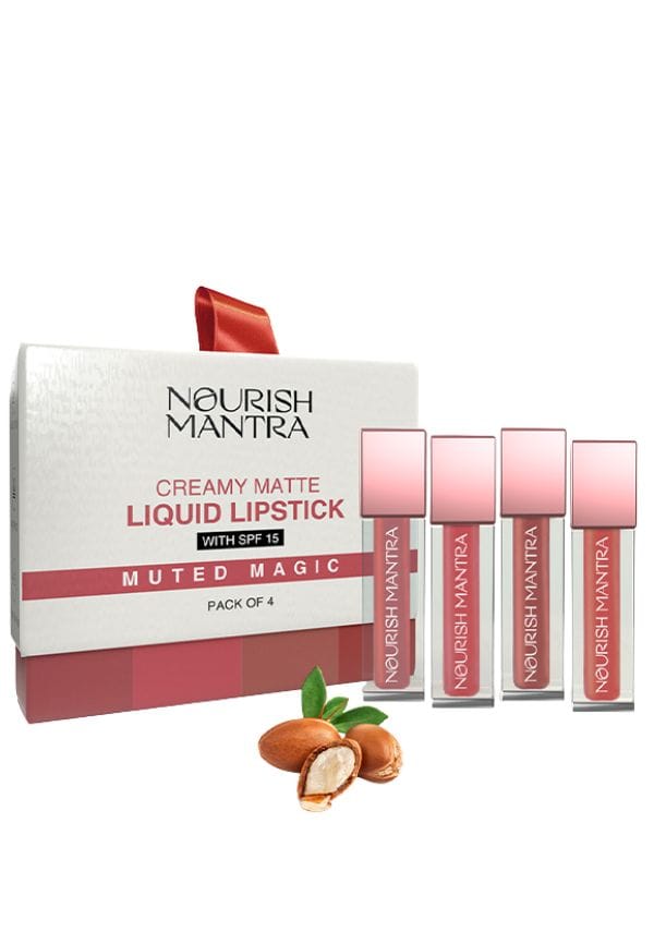 Muted Magic Creamy Matte Liquid Lipstick with SPF & Long Lasting Stay - 1.2 ml Each Muted Magic Creamy Matte Liquid Lipstick with SPF & Long Lasting Stay - 1.2 ml Each