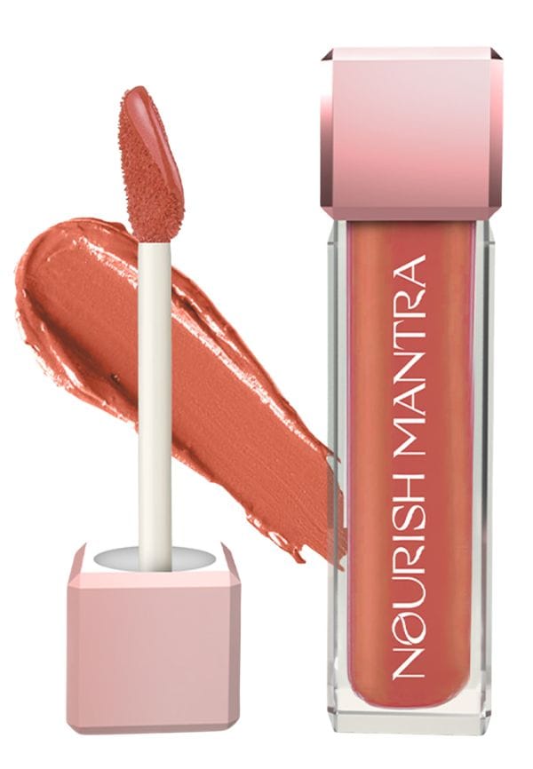 Khilkhilata Coral Creamy Matte Liquid Lipstick with Long Stay Pigment - 3.5 ml Khilkhilata Coral Creamy Matte Liquid Lipstick with Long Stay Pigment - 3.5 ml