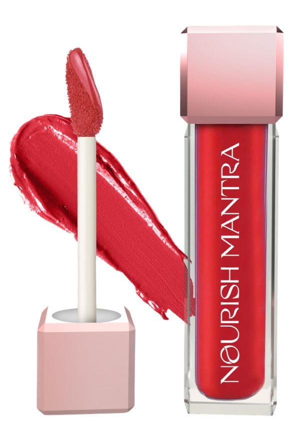 Khilkhilata Coral Creamy Matte Liquid Lipstick with Long Stay Pigment - 3.5 ml Khilkhilata Coral Creamy Matte Liquid Lipstick with Long Stay Pigment - 3.5 ml