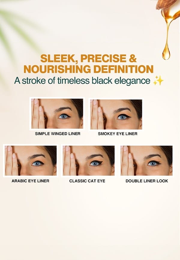 All-Day Liquid Eyeliner with Smudgeproof Intense Pigment - 3 ml – thumbnail 5